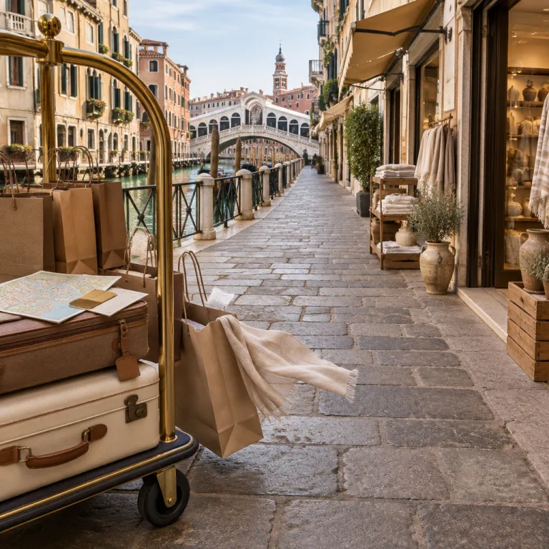 Venice Italy shopping streets for hotel guests near Rialto and San Marco